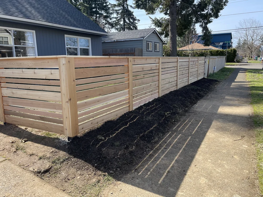 Cedar fence